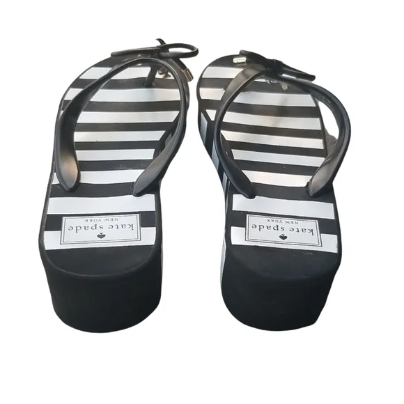 KATE♠️SPADE Flatform Flip Flops - Picture 5 of 9